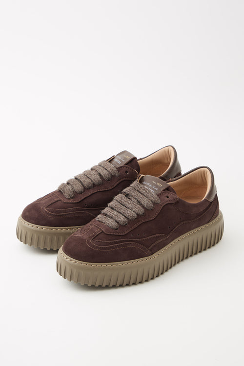 Stokton X Tre Emme Sneaker Dark Brown Donna - 2