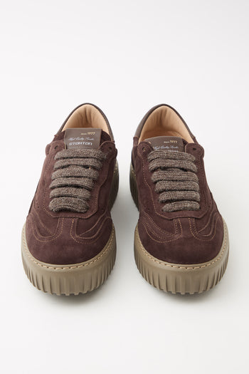 Stokton X Tre Emme Sneaker Dark Brown Donna - 3