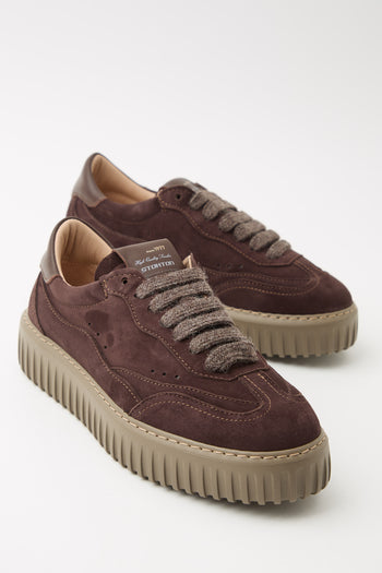 Stokton X Tre Emme Sneaker Dark Brown Donna - 4