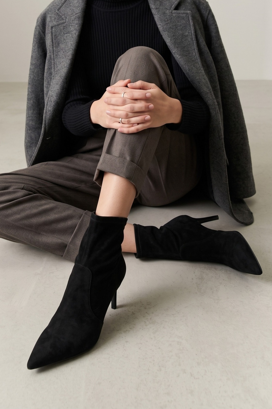 Stuart Weitzman Stivaletto Black Donna