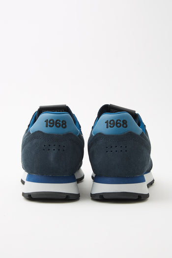 Sun68 Sneaker Navy Blue Uomo - 4