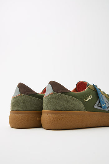 Sun68 Sneaker Militare Scuro Uomo - 6