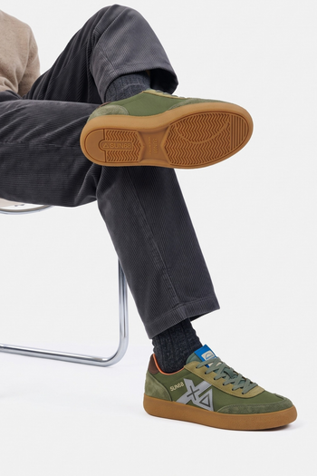 Sun68 Sneaker Militare Scuro Uomo - 10