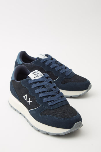 Sun68 Sneaker Navy Blue Donna - 3