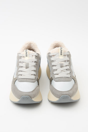 Sun68 Sneaker Grigio Medio Donna - 3