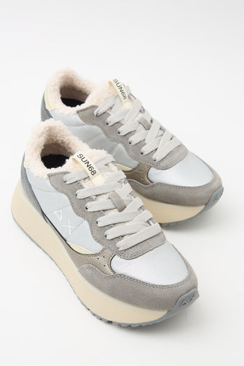 Sun68 Sneaker Grigio Medio Donna - 4