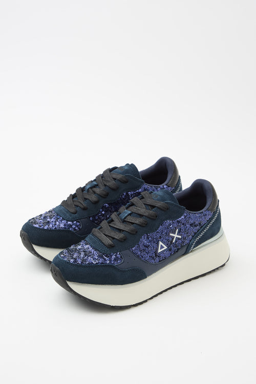 Sun68 Sneaker Navy Blue Donna - 2