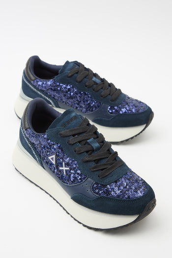 Sun68 Sneaker Navy Blue Donna - 4