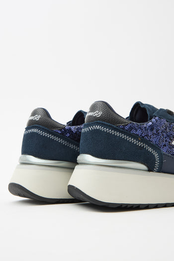 Sun68 Sneaker Navy Blue Donna - 5