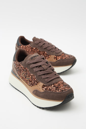 Sun68 Sneaker Marrone Donna - 4