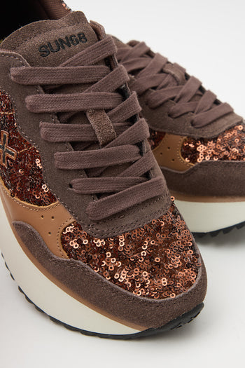 Sun68 Sneaker Marrone Donna - 8