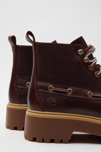 Timberland Anfibio Burgundy Full Grain Donna - 4