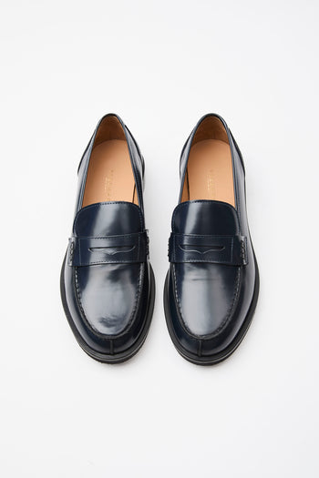 Tre Emme Mocassino Blu Donna - 3