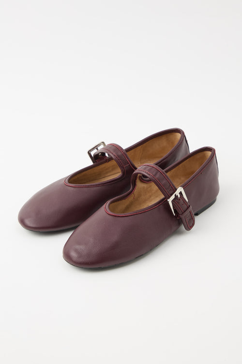 Tre Emme Ballerina Bordaux Donna - 2