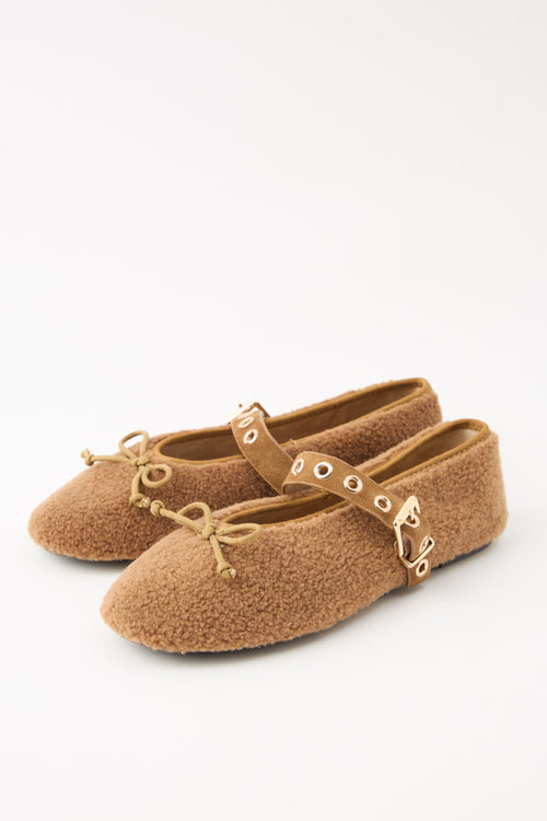 Tre Emme Ballerina Cuoio Donna - 2