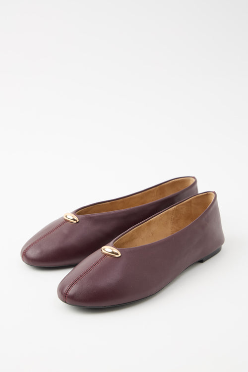 Tre Emme Ballerina Bordaux Donna - 2