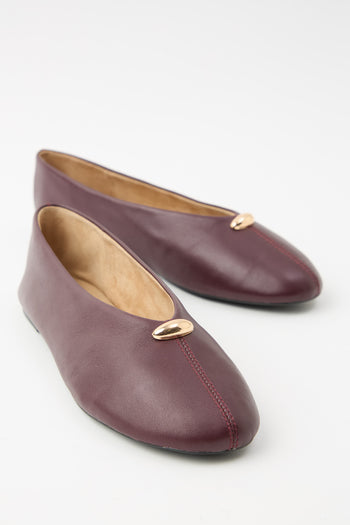 Tre Emme Ballerina Bordaux Donna - 4