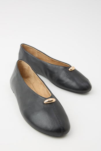 Tre Emme Ballerina Nero Donna - 5