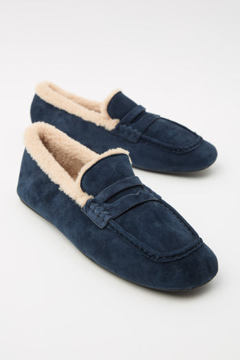 Tre Emme Mocassino Blu Donna - 4