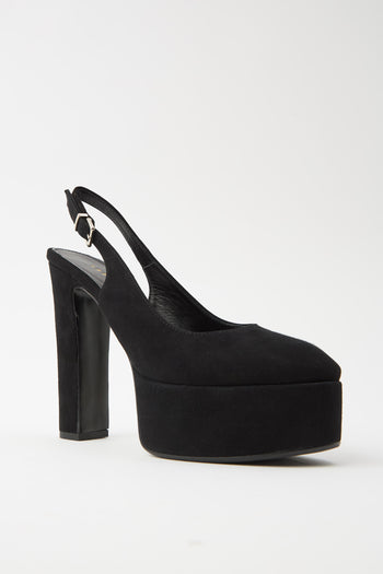Tre Emme Slingback Nero Donna - 7