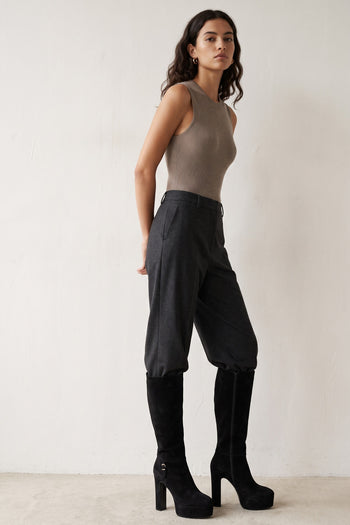 Tre Emme Stivale Nero Donna - 9