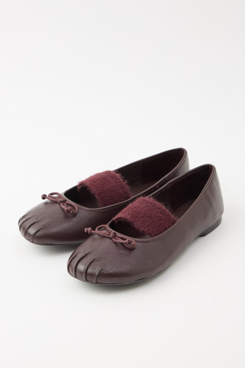 Tre Emme Ballerina Bordaux Donna - 2