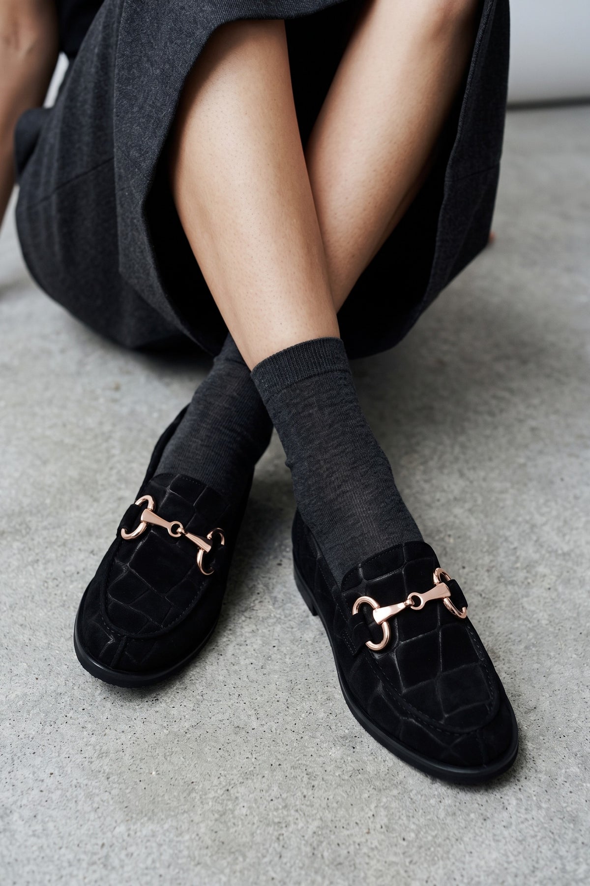 Mocassino Nero Donna — 2