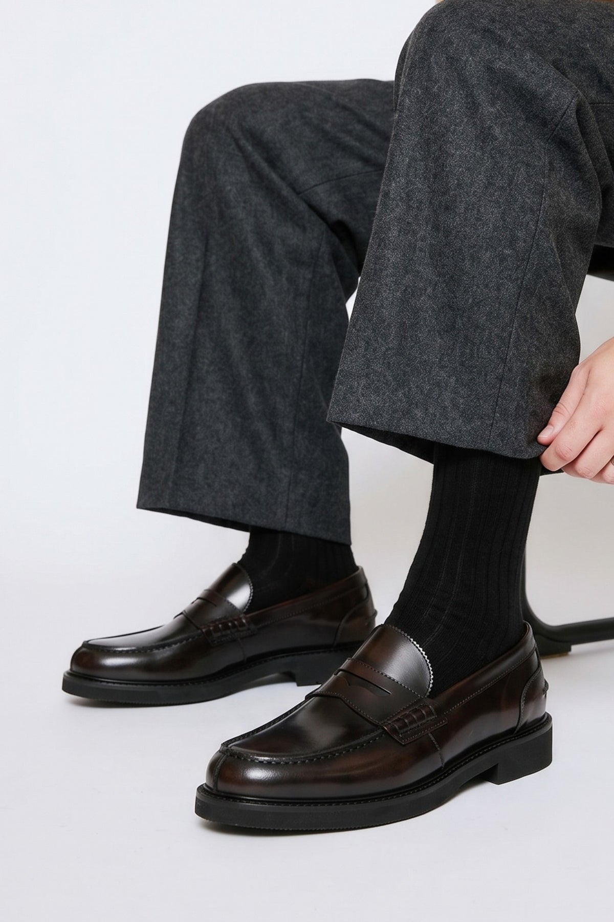 Mocassino Cognac Uomo — 2