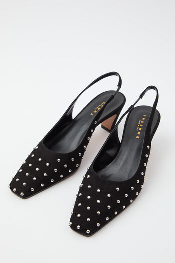 Tre Emme Slingback Nero Donna - 3