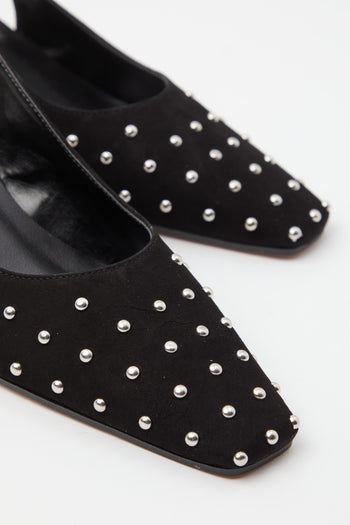Tre Emme Slingback Nero Donna - 4