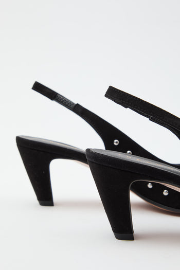 Tre Emme Slingback Nero Donna - 6