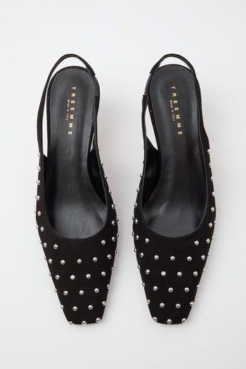 Tre Emme Slingback Nero Donna - 7