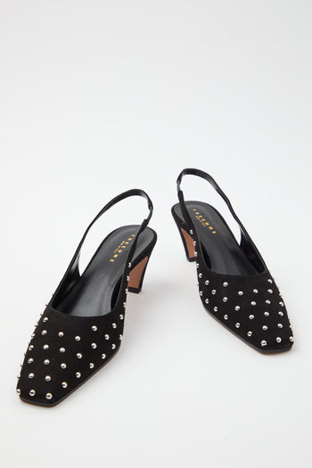 Tre Emme Slingback Nero Donna - 8