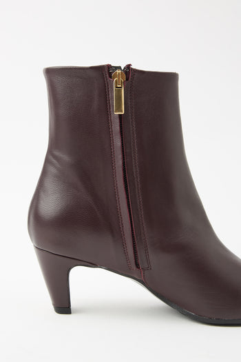 Tre Emme Stivaletto Bordeaux Donna - 3