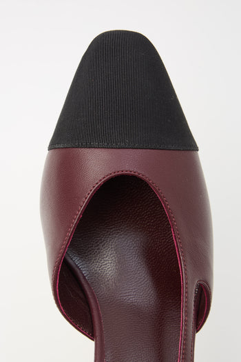 Tre Emme Slingback Burgundy/black Donna - 6