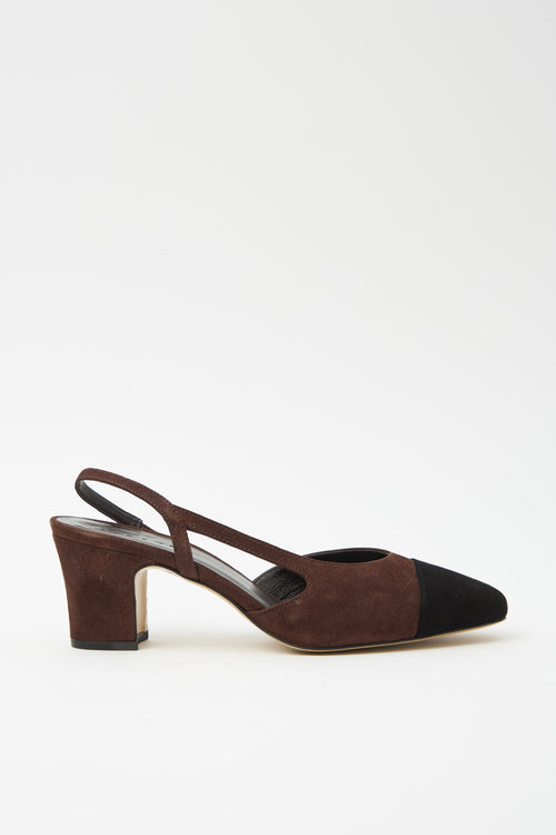 Tre Emme Slingback Dark Brown/black Donna - 1