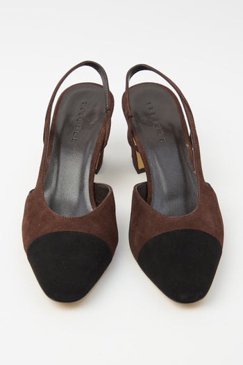 Tre Emme Slingback Dark Brown/black Donna - 3