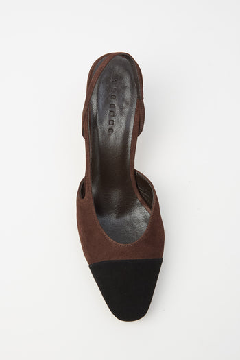 Tre Emme Slingback Dark Brown/black Donna - 5