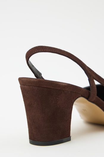 Tre Emme Slingback Dark Brown/black Donna - 6