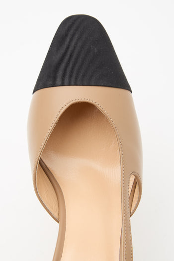 Tre Emme Slingback Dark Nude/black Donna - 7