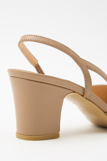 Tre Emme Slingback Dark Nude/black Donna - 8