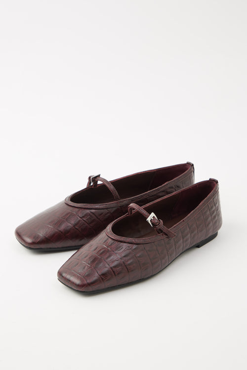 Tre Emme Ballerina Bordaux Donna - 2