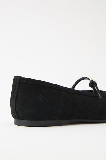 Tre Emme Ballerina Nero Donna - 4