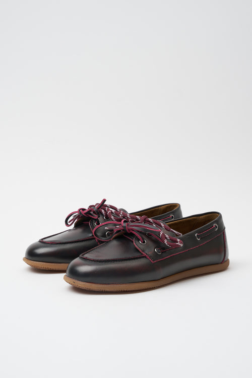 Tre Emme Stringata Bordeaux Donna - 2