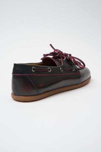 Tre Emme Stringata Bordeaux Donna - 4