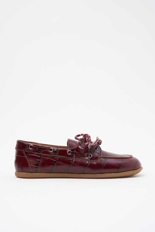 Tre Emme Stringata Bordaux Donna - 1
