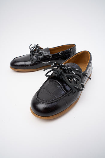 Tre Emme Stringata Nero Donna - 5