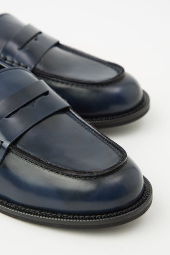 Tre Emme Mocassino Blu Donna - 4