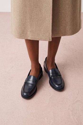 Tre Emme Mocassino Blu Donna - 10