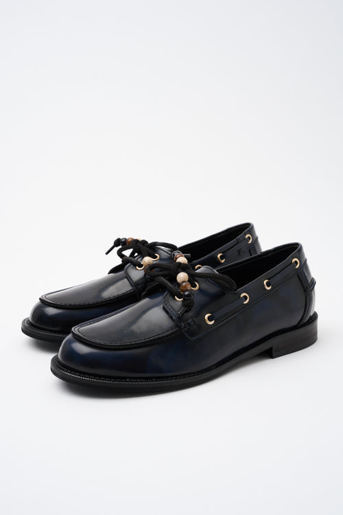Tre Emme Mocassino Blu Donna - 2